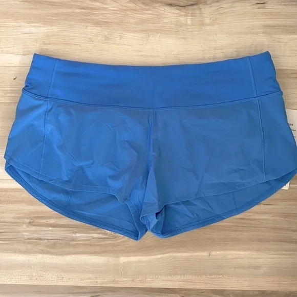 ❤️ Lululemon Speed Up Low-Rise Lined Short 2.5" Blue Nile Size 8 NWT - Picture 1 of 16
